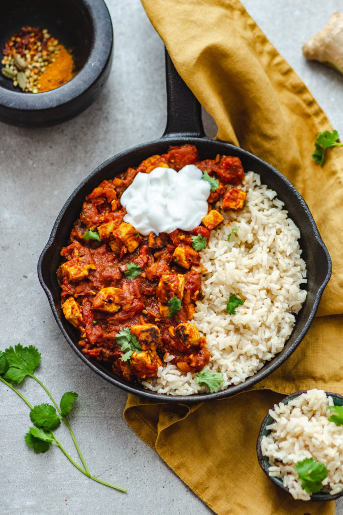 Tofu tikka masala